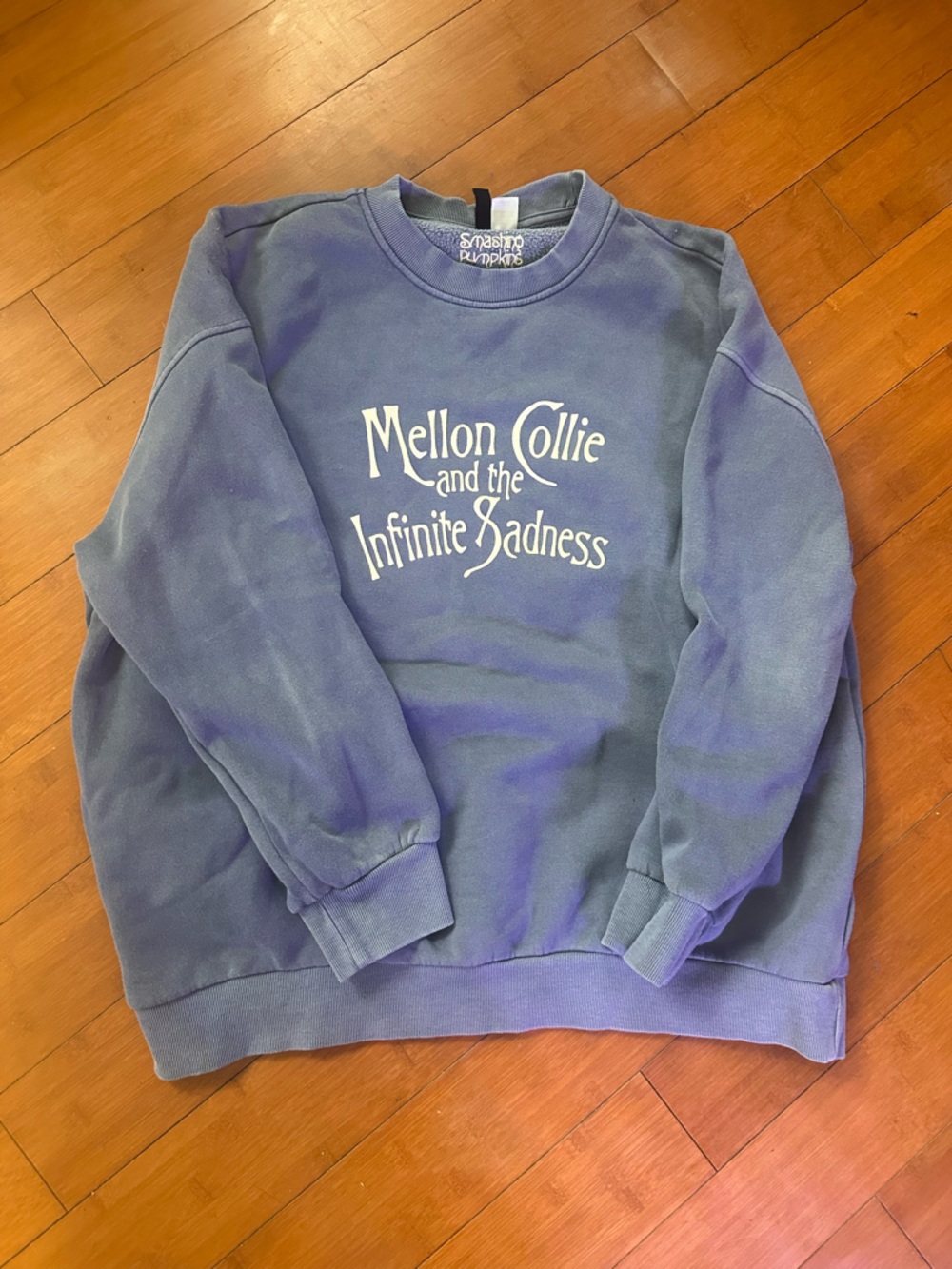 Smashing Pumpkins Mellon Collie Graphic Crewneck Sweatshirt - Blue